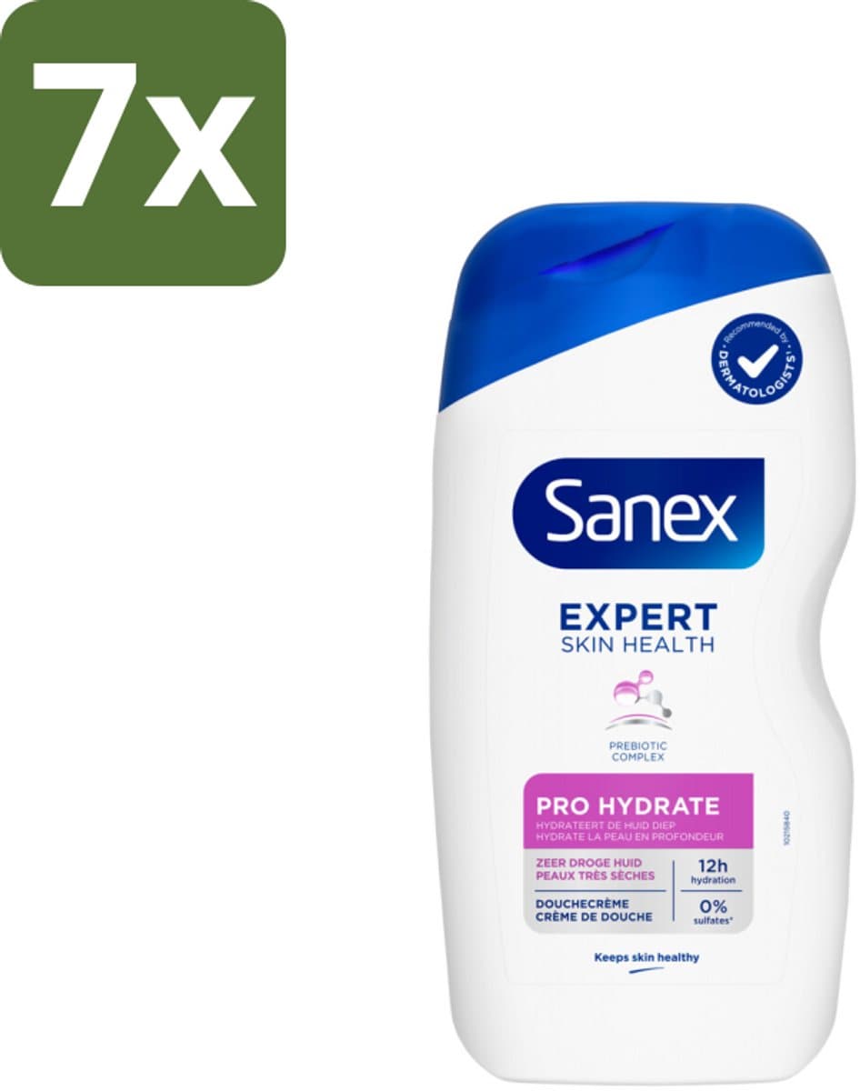 Sanex Douchegel Expert Skin Health Pro Hydrate 400 ml - Bulkverpakking - 7 stuks