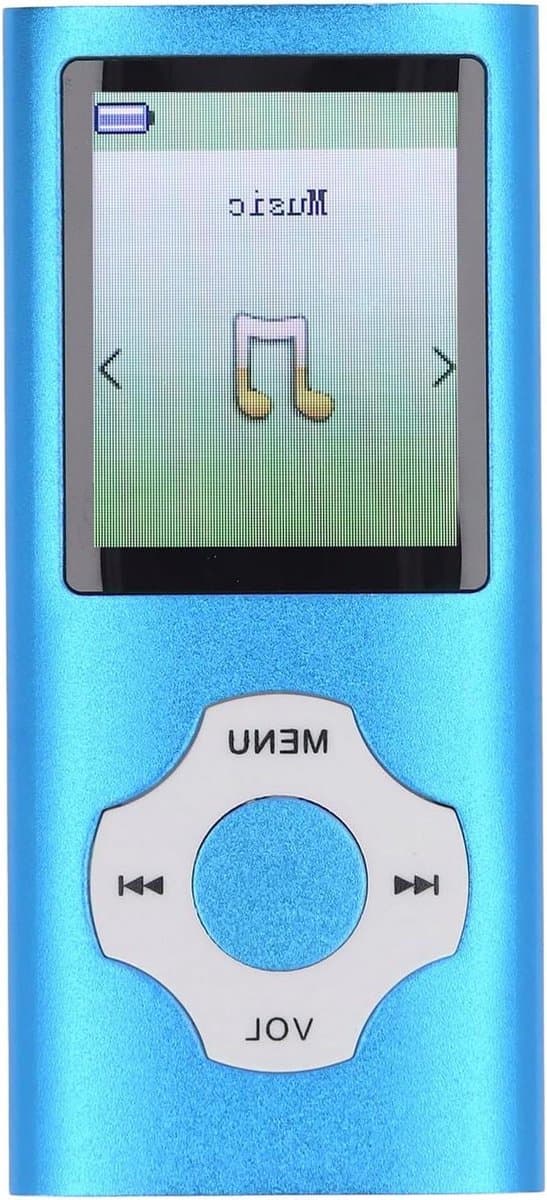Ultraslanke Bluetooth MP3-speler - 16 GB Kleine Geheugenkaart - Draagbare Muziekspeler met Ruisonderdrukking