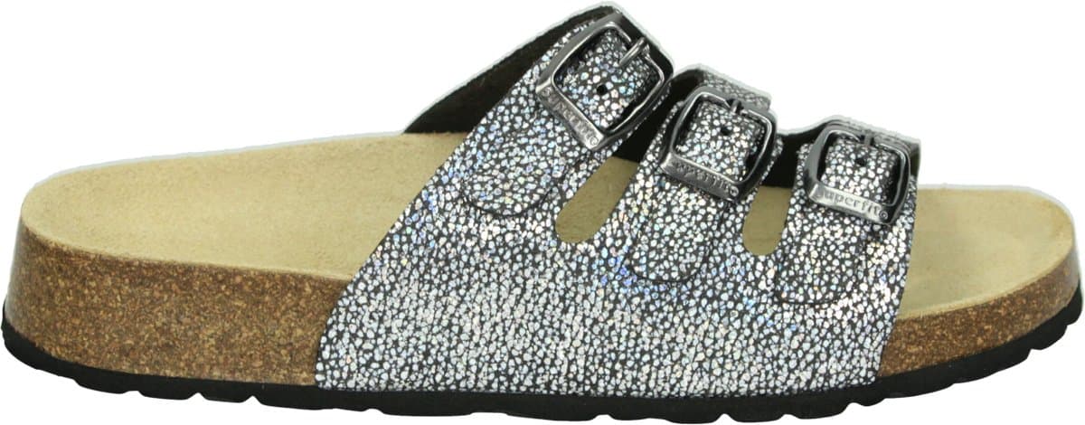 Superfit - 800113 - SlippersMeisjesKinderslippers - Kleur: Zwart - Maat: 39