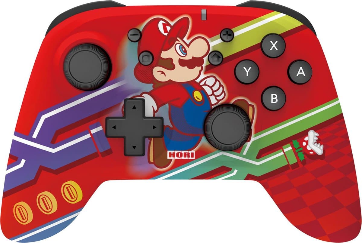 HORI - HORIPAD Draadloze Nintendo Switch Controller - Super Mario - Officieel gelicentieerd door Nintendo