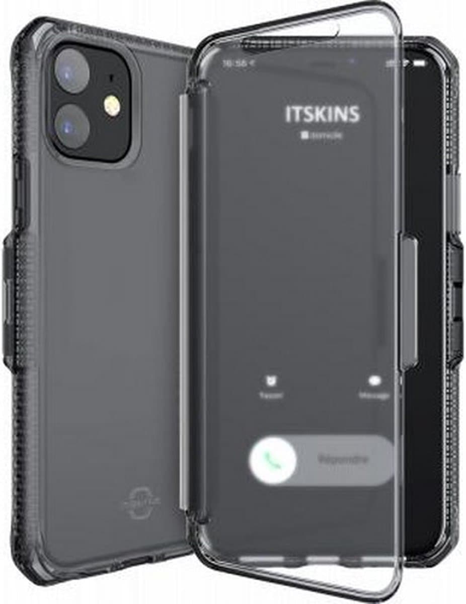 Itskins, Hoesje geschikt voor Samsung Galaxy A13 5G - Spectrum R Series Versterkt Folio & Anti-Shock, Zwart