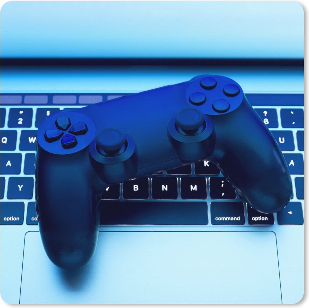 Muismat XXL 40x40 cm - Bureau onderlegger - Bureau mat Controller - Toetsenbord - Licht - Bureaumat - Gaming mousepad xl - Bureaulegger groot - Computer deskmat - Geschikt voor Gaming Muis en Gaming PC set-up