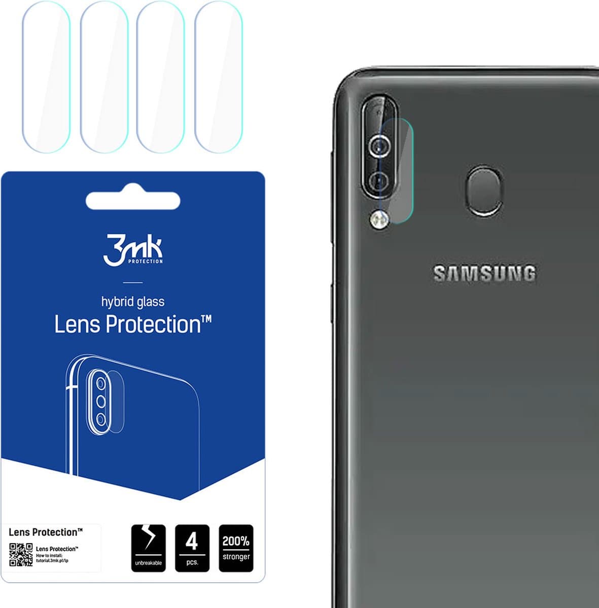 Samsung Galaxy A40s - 3mk Lens Protection