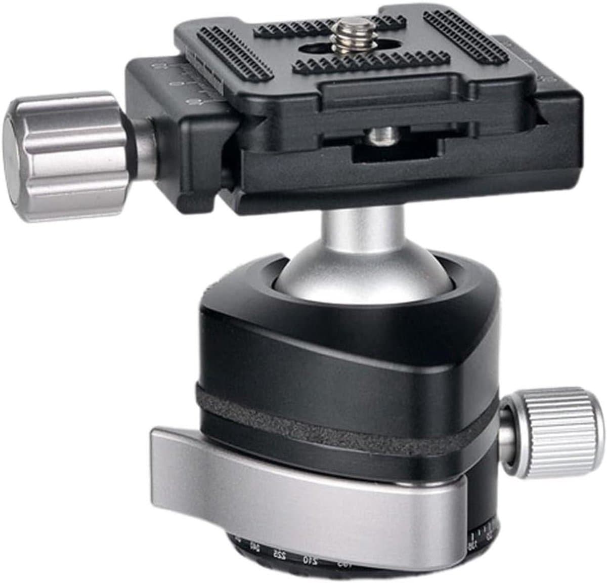 Statief Balhoofd - Camera Kop - Reisfotografie - CNC Aluminiumlegering - 5 kg laadvermogen - Zwart