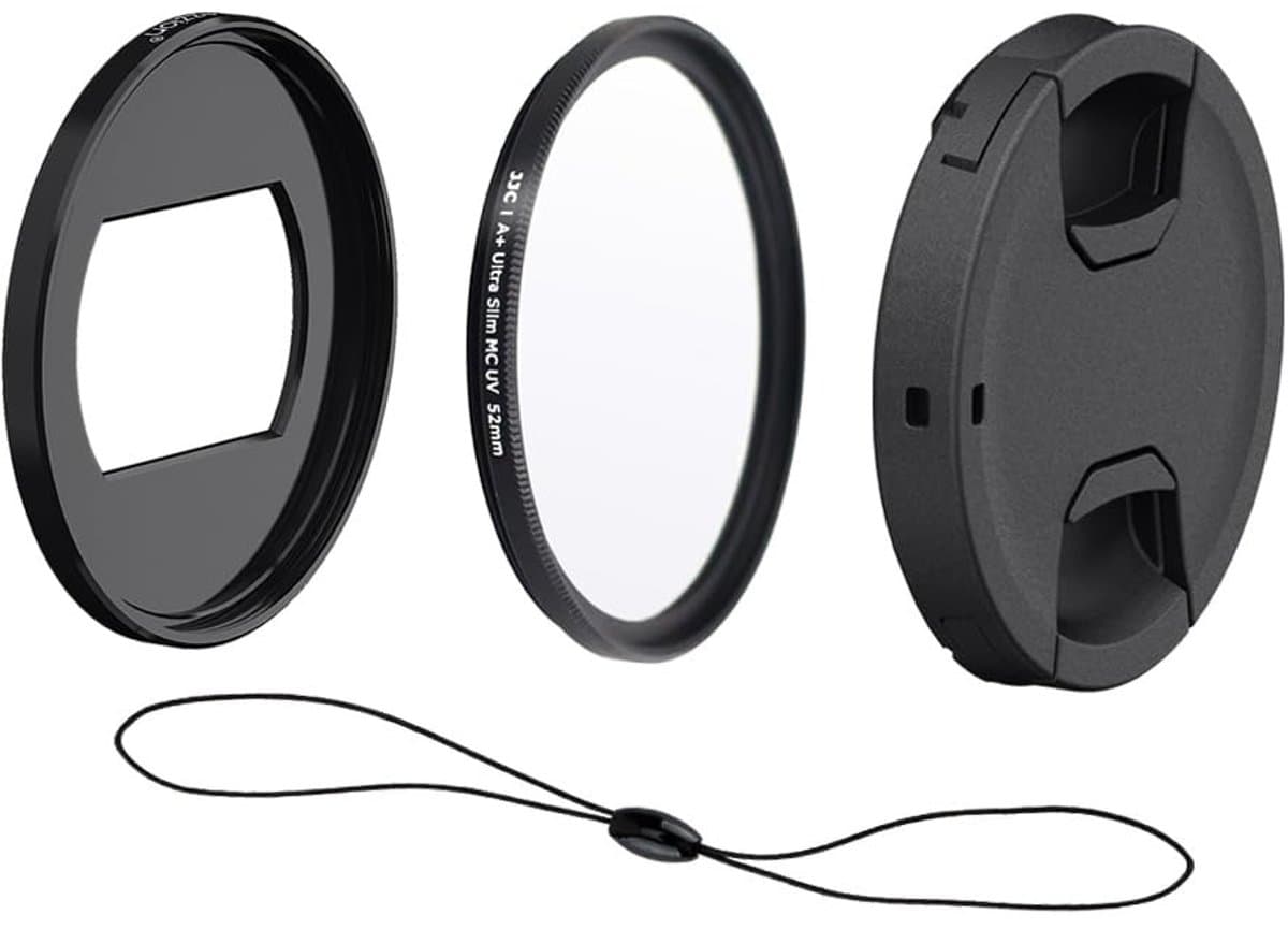 Store_7 - Lens Set - Filter Kit - Voor Vlogcamera's - 52mm - UV Filter - Ideaal voor Canon G5X II en Sony ZV-1 - Compleet pakket