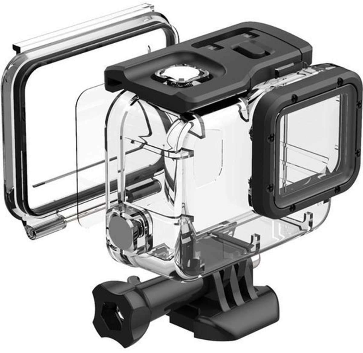 Waterdichte touchscreen-behuizing geschikt voor GoPro 5/6/7, geschikt geschikt voor actiecamera's, duiken en schokbestendige bescherming.