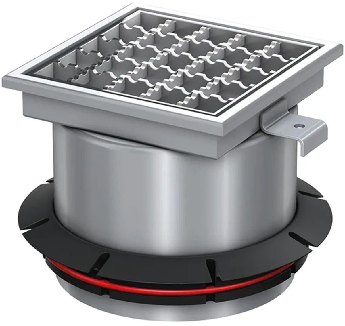ACO Opzetstuk Variant-CR 200x200/L15 V2A/antislip/Rooster V2A los ingel., 9519.40.92
