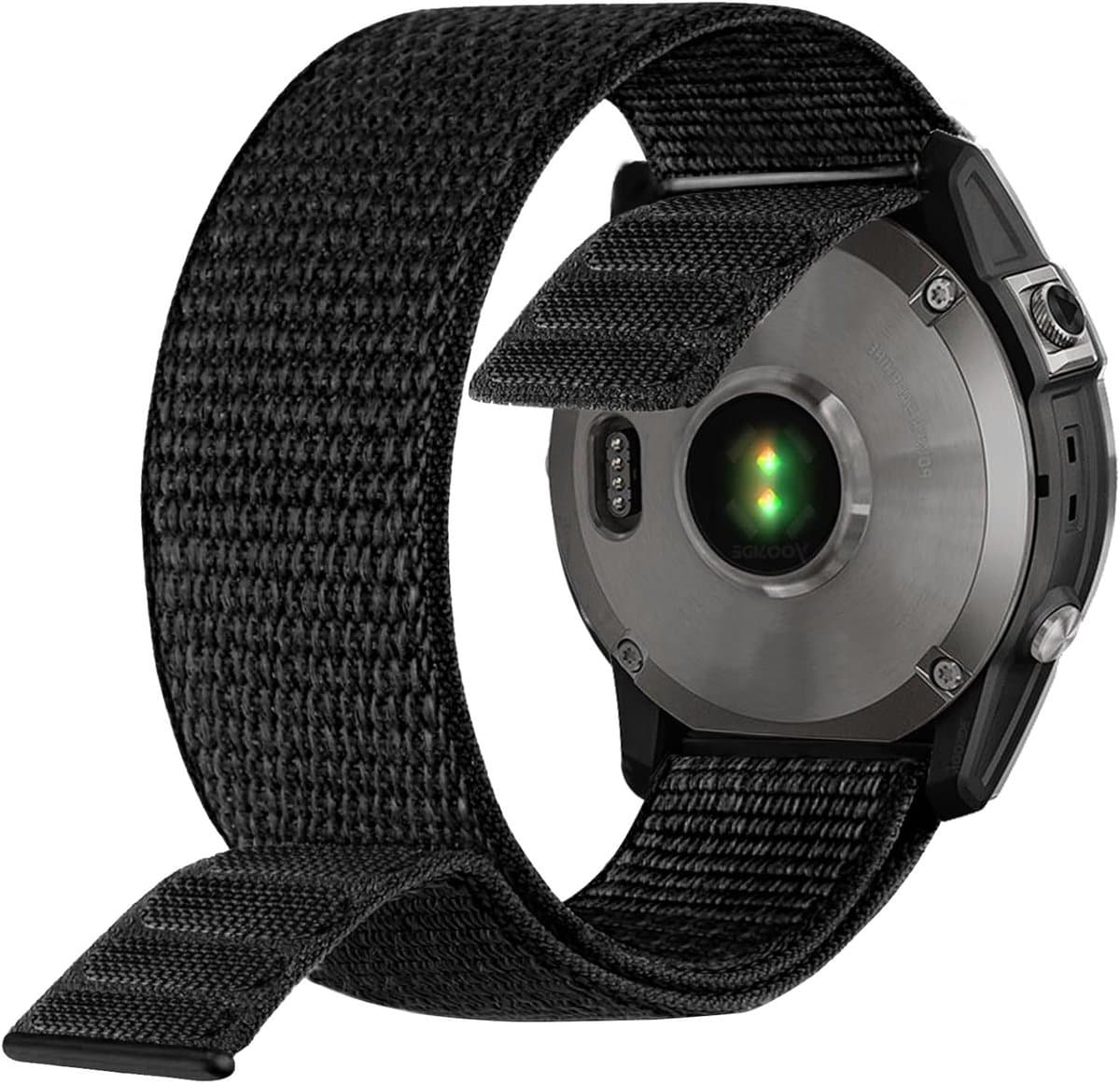 Nylon Horlogeband 22mm voor Garmin epix Pro, fenix 6, fenix 5, fenix 7 en Forerunner 955, Ultralicht, Sneldrogend en Wasbaar, Ideaal voor Sport en Activiteiten