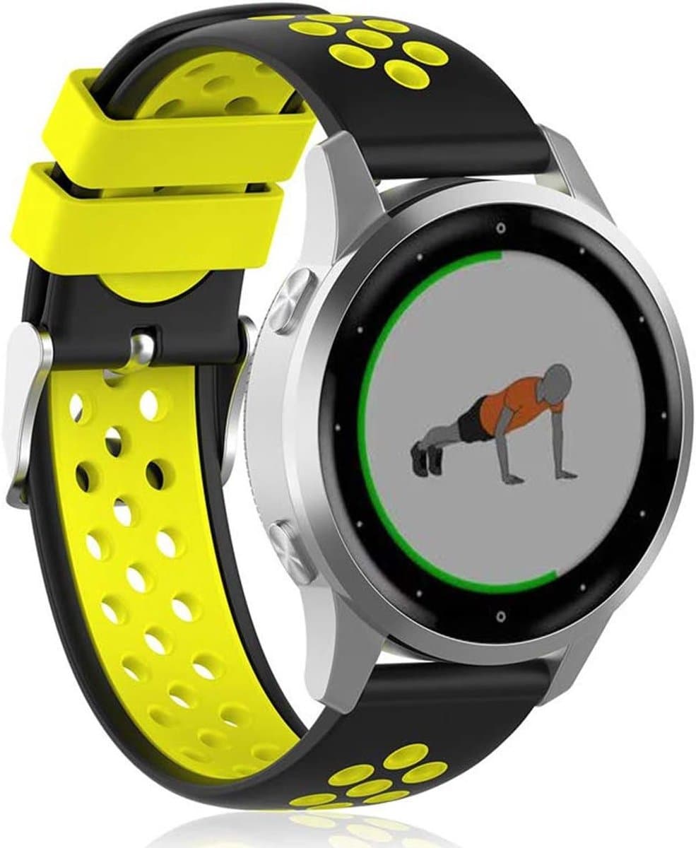 Verstelbare 18mm Snelle Bevestiging Zachte Polsband voor Smartwatches, Geschikt voor Vivoactive 4S, Fossil Q en Xiaomi Horloges