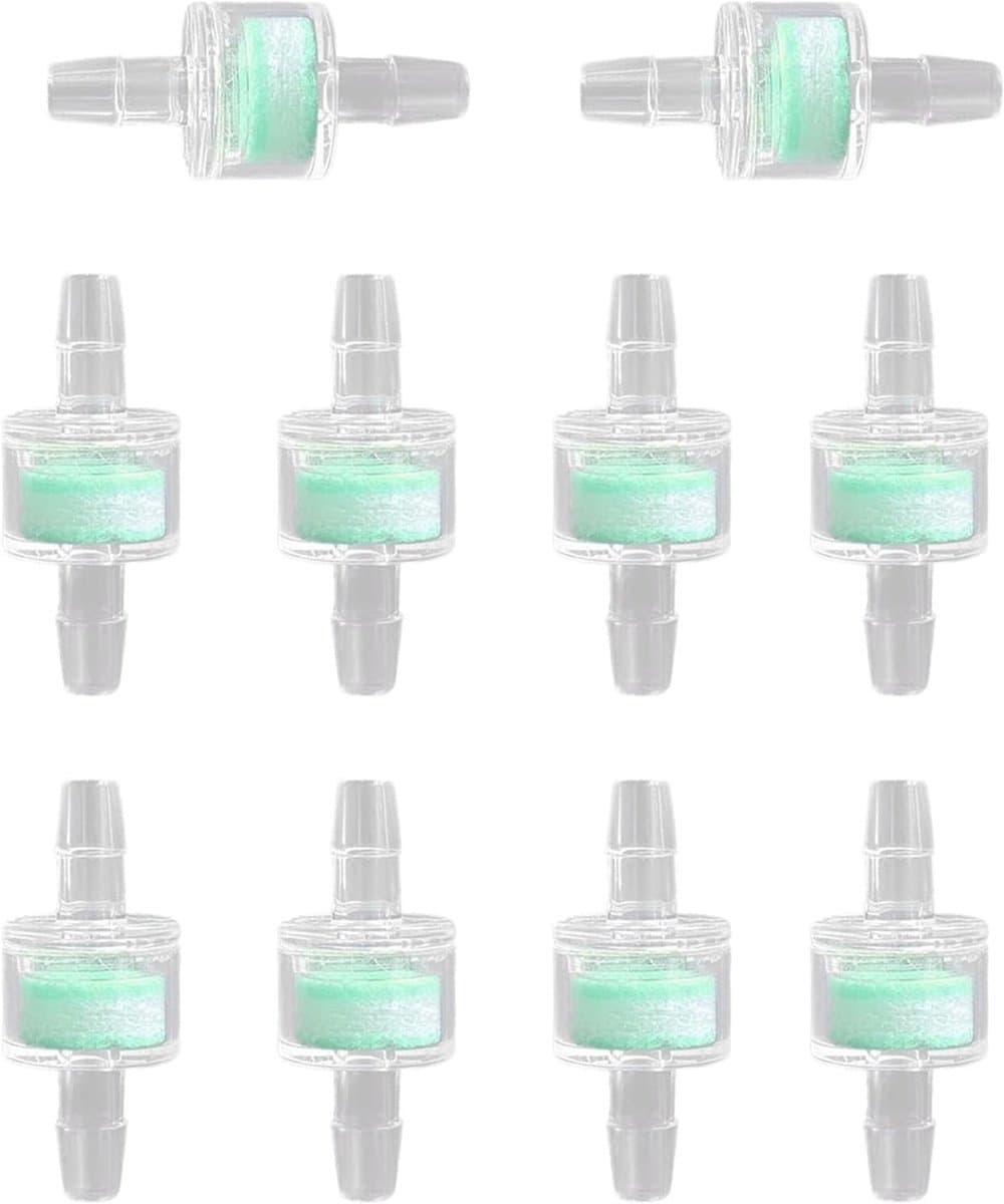 Aquarium Waterpomp Slangenset van 10 Stuks, 4mm Siliconen Lucht- en Waterslang voor Vijver en Visbak, Ideaal voor Filtratie en Luchttoevoer