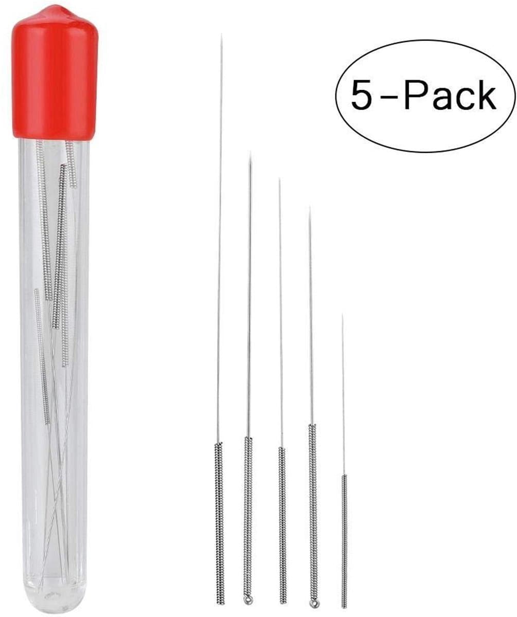 Dailygoody - Nozzle Cleaning Needles Set - 5-delige set - 0.2mm tot 0.6mm - 3D printer - schoonmaken - precisie - geschikt voor 3D printers - formaat ...