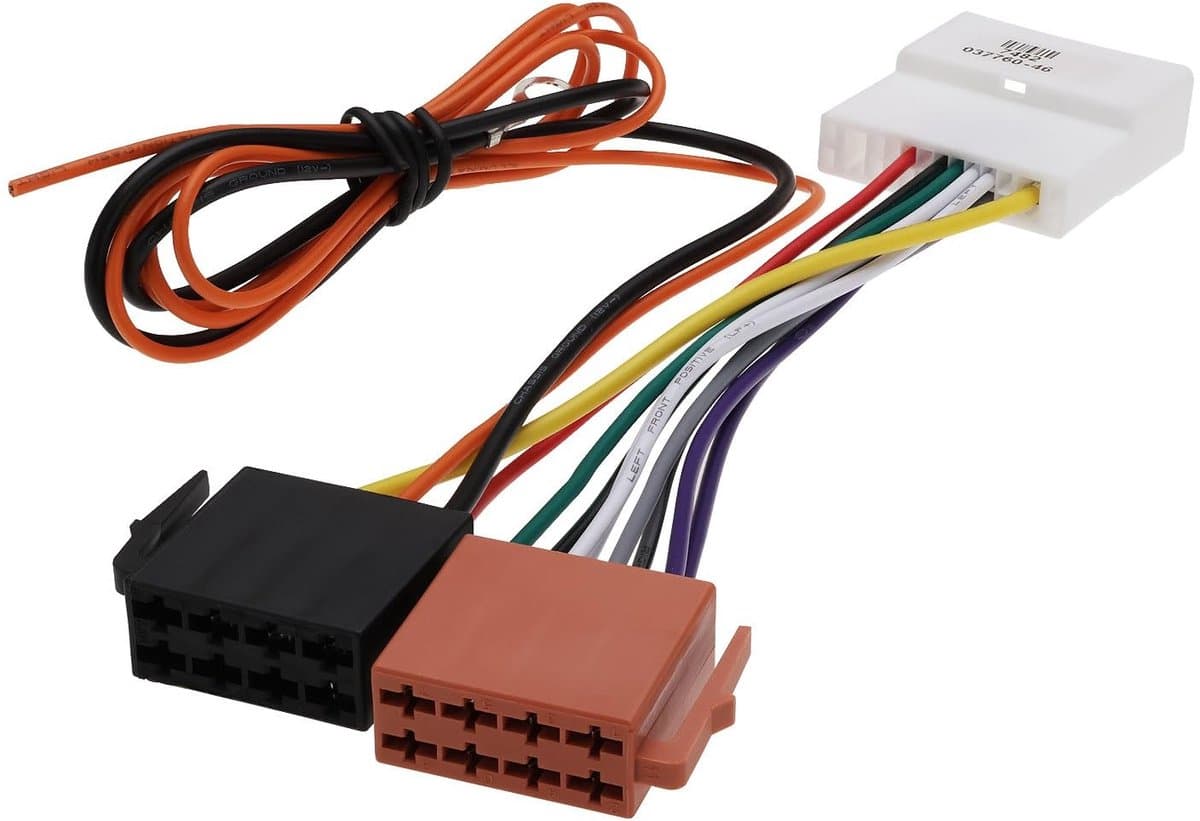 Dailygoody - Auto Stereo Radio ISO Kabelboom Connector - Compatibel met Renault en Nissan - 16 cm - ABS kunststof - Eenvoudige installatie - Idea