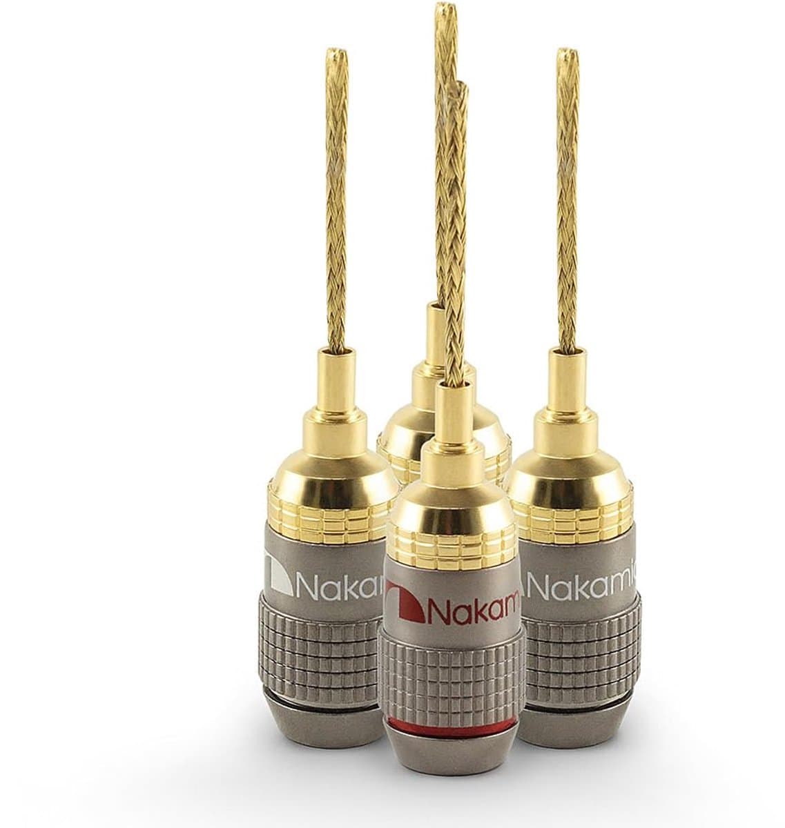 Luidspreker Connectoren - Audio Stekkers - Audio Verbinding - Zonder Schroeven - 2mm Flexibel - Vergulde