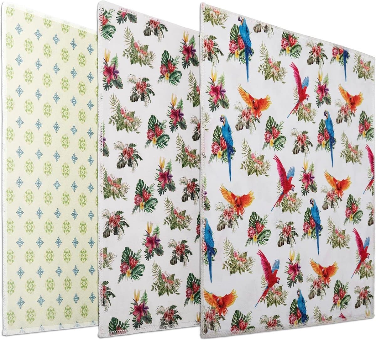 Set van 3 Microvezeldoekjes met Print voor Brillen en Schermen
