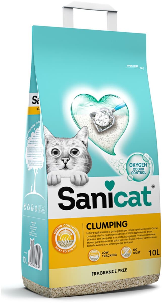 Sanicat Kattenbakvulling Clumping 10 liter