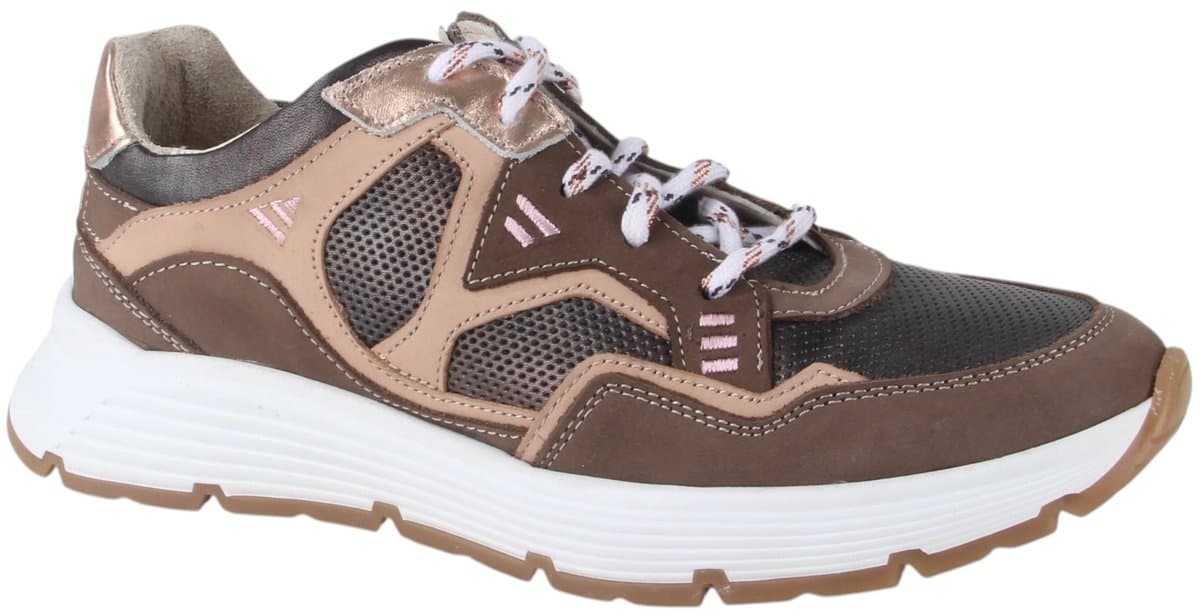 Twins - 325655 POLLY - Lage schoenenMeisjesKindersneakers - Kleur: Taupe - Maat: 40