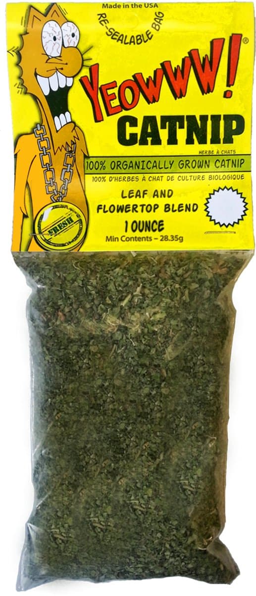 Yeowww! Catnip Zakje 30 gram- Catnip Kattenkruid voor Katten