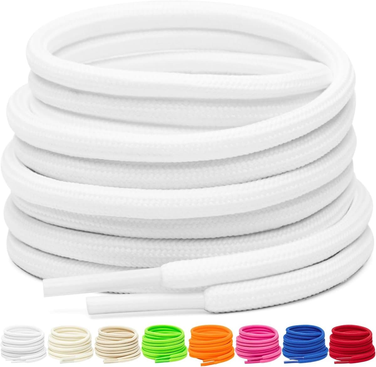 Schoenveters 4 mm veiligheidsveters voor outdoor wandelschoenen, duurzame veters voor sneakers