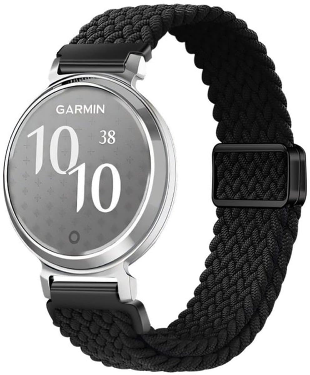 Gevlochten nylon armband voor Garmin Lily 2 ademend ontwerp