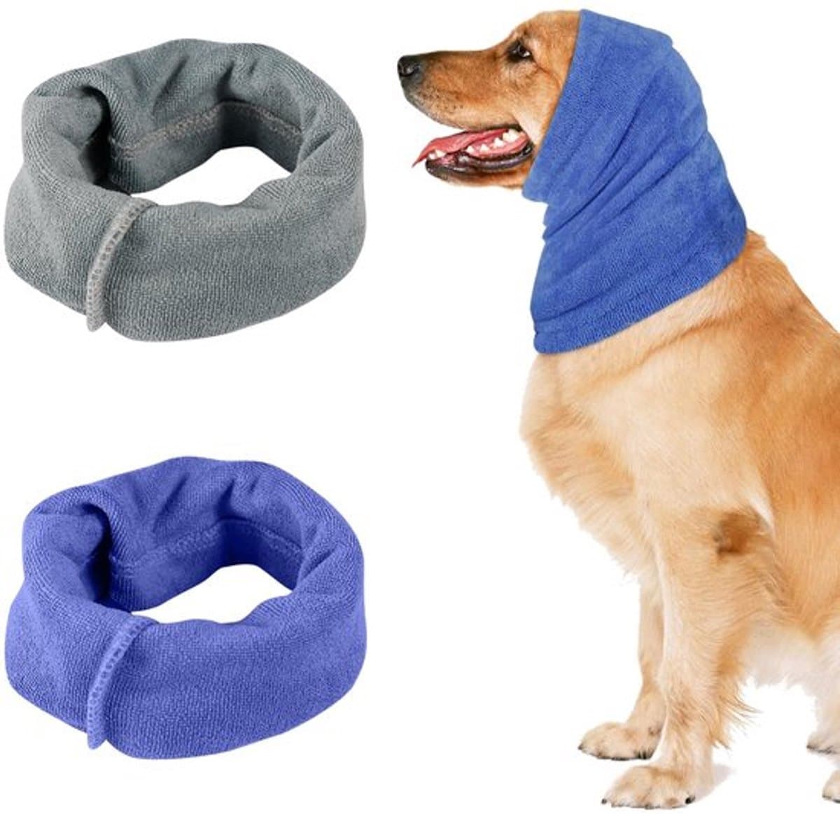 Store_7 - Oorbeschermers voor Honden - Ruisonderdrukkende Oorwarmers - Grijs en