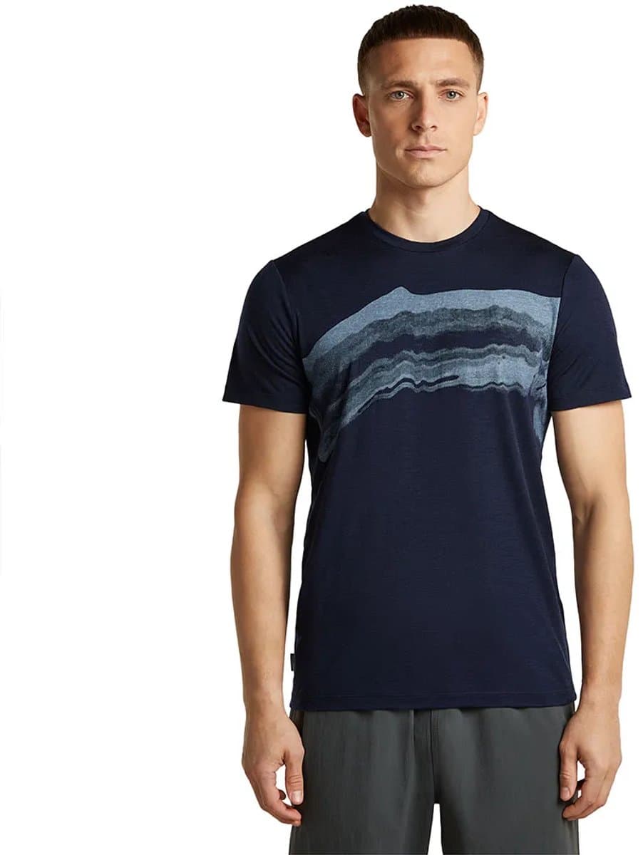 Icebreaker 150 Tech Lite Getaway T-shirt Met Korte Mouwen Blauw S Man