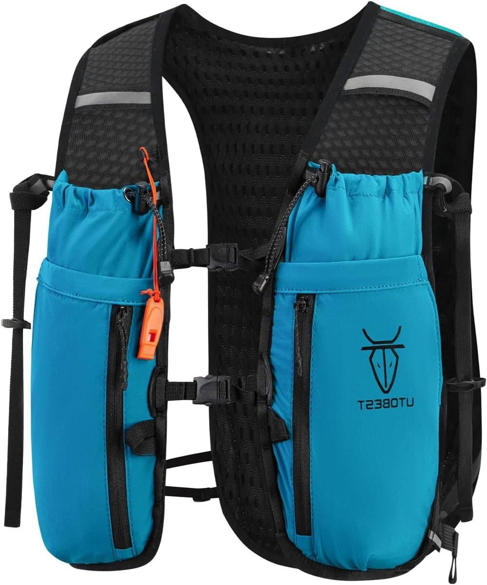 Hardloopvest - Hydratatie rugzak - Sportieve tochten - Ultralicht design - 10L capaciteit - Blauw