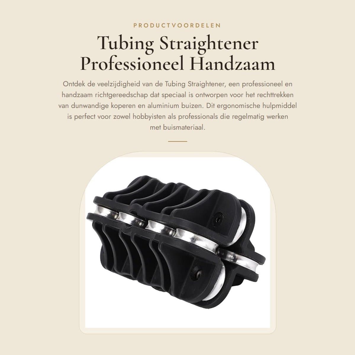 Dailygoods- Buisdraad Richtgereedschap Professioneel - Handzaam Slangrichter - Draagbaar voor Koper/Aluminium - Ergonomisch Ontworpen - 5/16 Inch - Eenvoudige Bediening