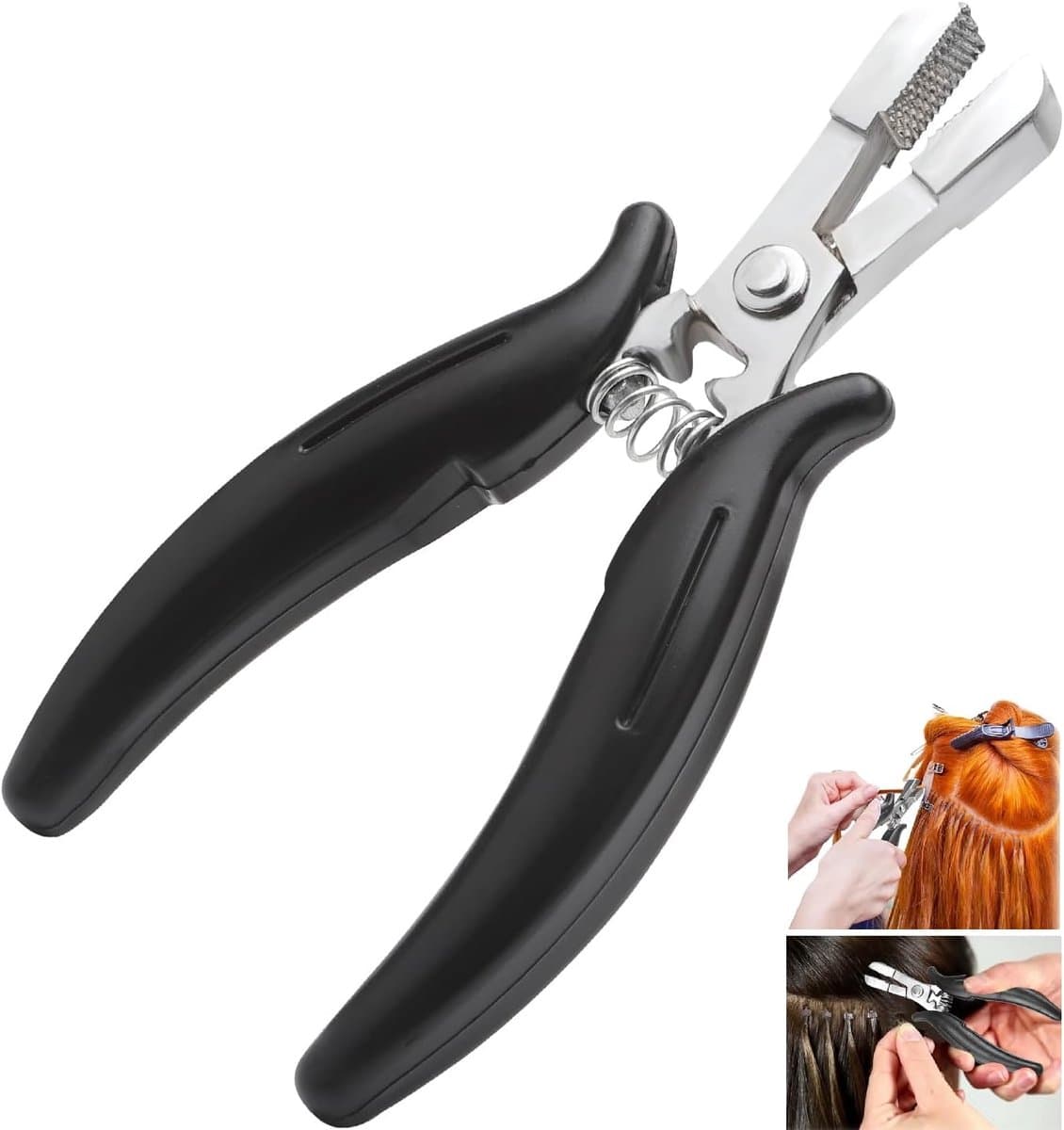 Dailygoods- Tangen voor Extensies - Bonding Tang - Dreadlocks Verwijdering - Tape Remover - Mesh Tanddesign - Eenvoudig in Gebruik - Haarextensietang