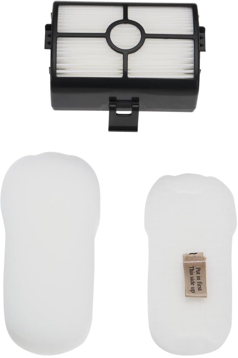 Dailygoods- Filterset HEPA-schuim/viltfilters - Compatibel met Shark Duo Clean Stratos - Herbruikbaar - Hoge filtratie-efficiëntie - 1x HEPA-filter - 1x Schuimfilter - Stofzuigerfilters