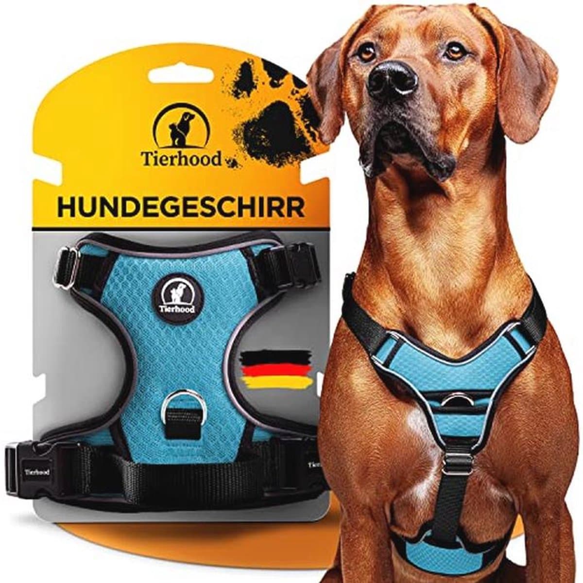 Reflecterend Hondentuigje voor Kleine tot Grote Honden - Anti-Trek Harnas Gevoerd