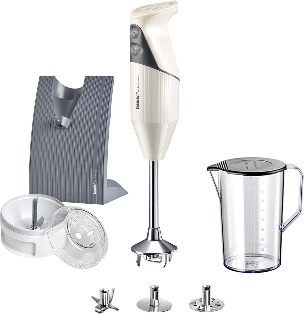 Bamix SwissLine M200 Crème - 200W - Inclusief Accessoires en Smart Helpers