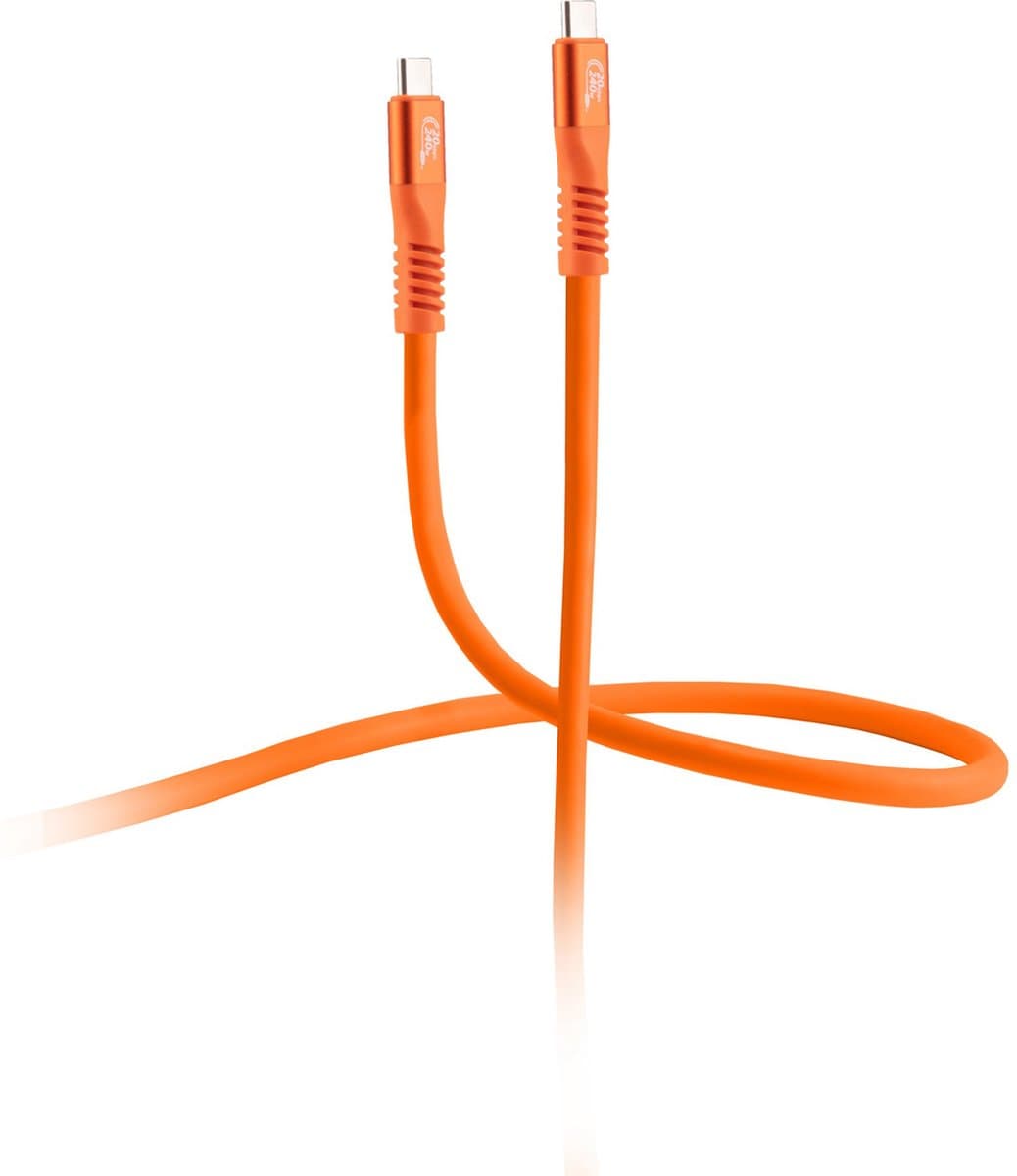 USB-C Kabel - USB 3.2 Gen 2x2 - 240W PD - 1,5 meter - Oranje