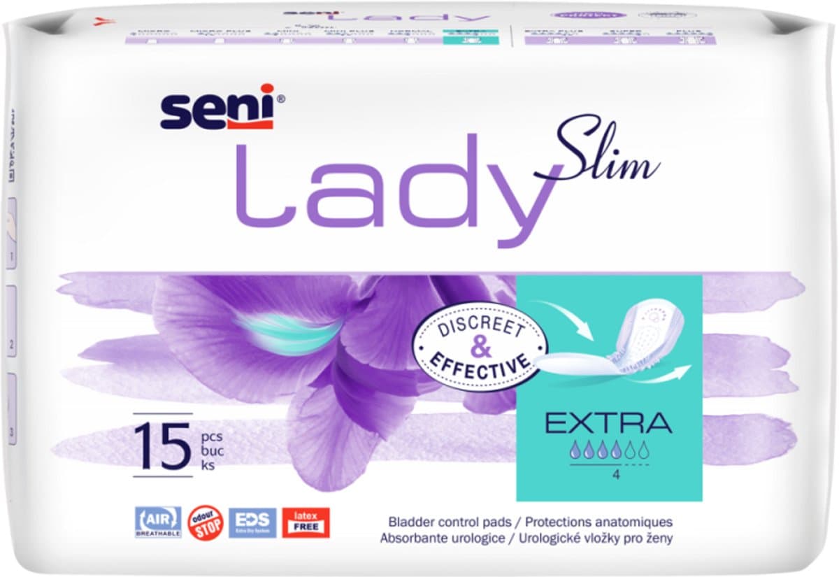 Seni Lady Slim Extra - 24 pakken van 15 stuks