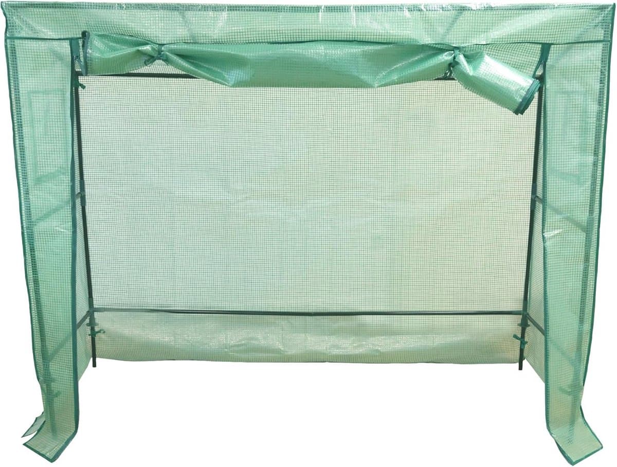Robuuste foliekas voor tomatenplanten met oprolbare deur en 2 ramen - 200 x 77 x 169 cm