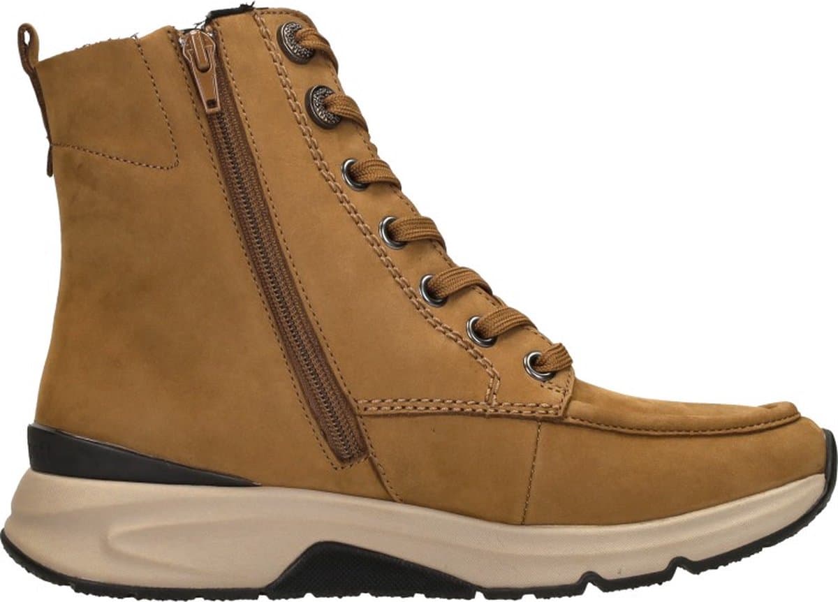 Gabor rollingsoft sensitive 56.884.44 - dames rollende wandelsneaker - bruin - maat 37.5 (EU) 4.5 (UK)