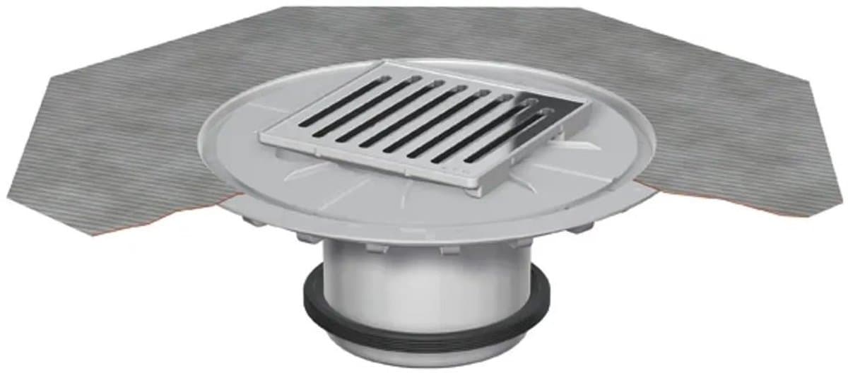 ACO Opzetstuk AV-Selecta 148x148/K3/ Kunststof/Roest V2A vergrendelbaar, 5141.91.22