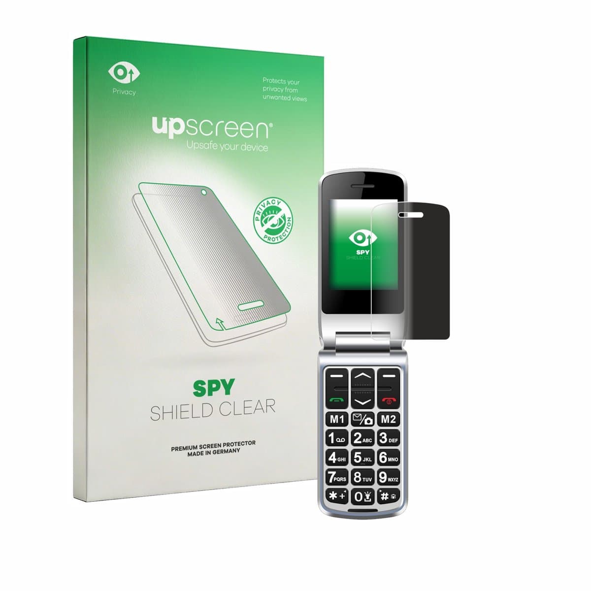 upscreen - privacy screenprotector voor Sweetlink F1PLUS - Folie Beschermfolie Blauwlichtfilter