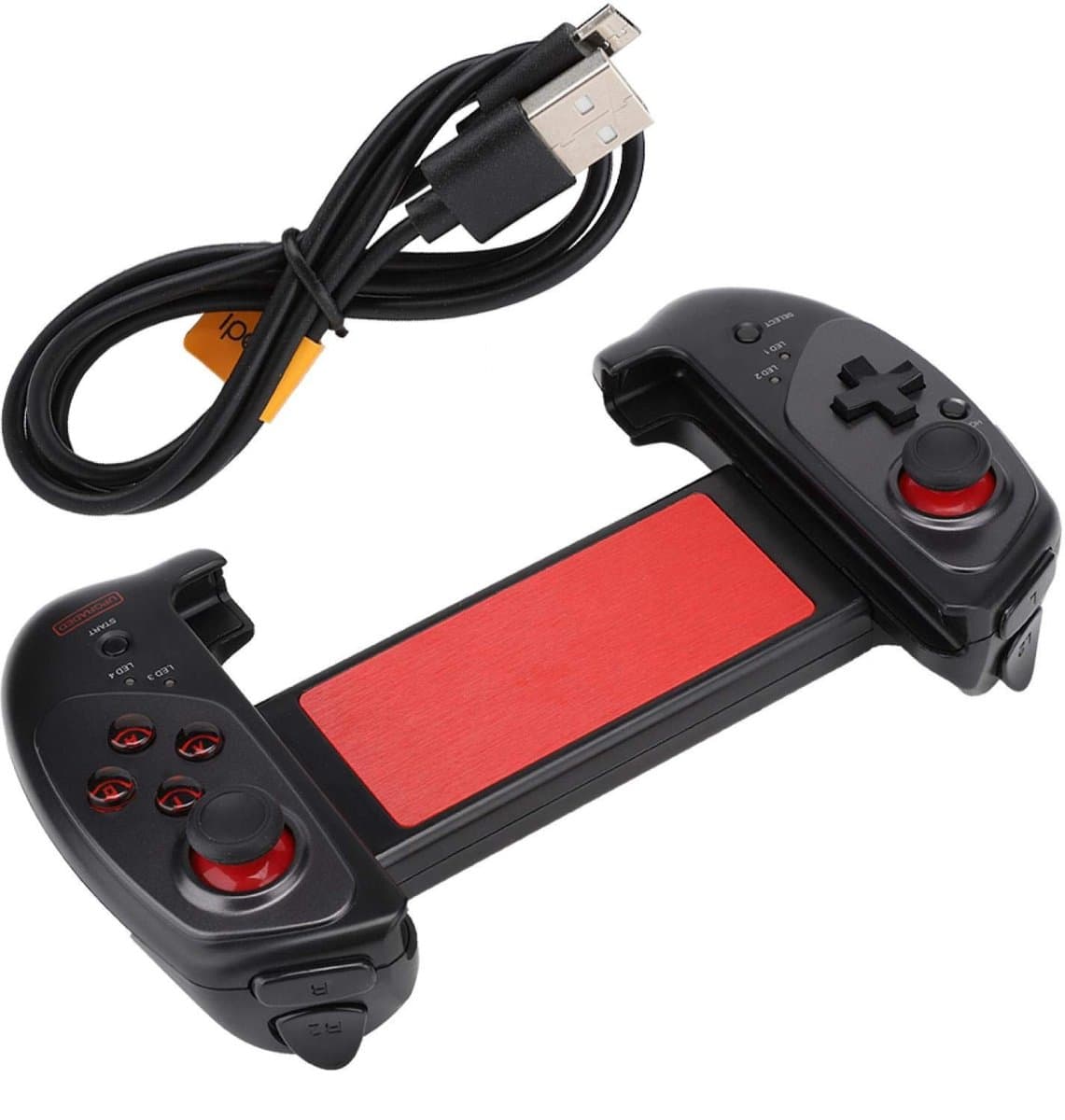 Dailygoods - Mobiele Gamecontroller - Draadloze Gamepad - Direct Spelen - Telefoon en Tablet - Voor Android/iOS - Geschikt voor Gaming - Model PG-9083