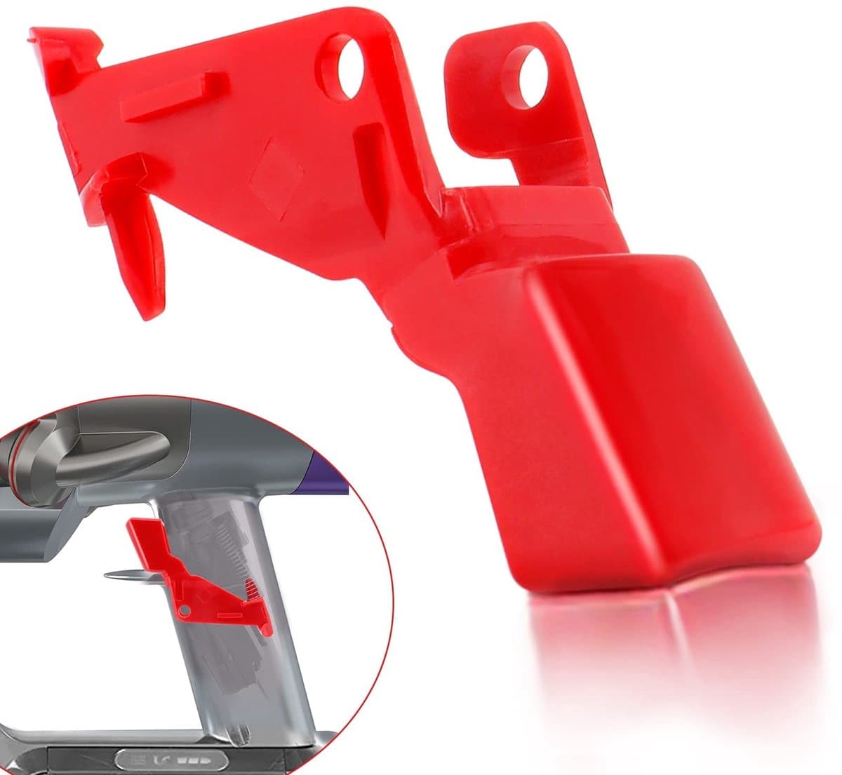 VT Goods - Versterkte Trigger Schakelaar Knop - Verbeterde Power Button - Ideaal voor Stofzuiger - Geschikt voor Dyson V11 V10 V15 - Duurzaam en Bet...