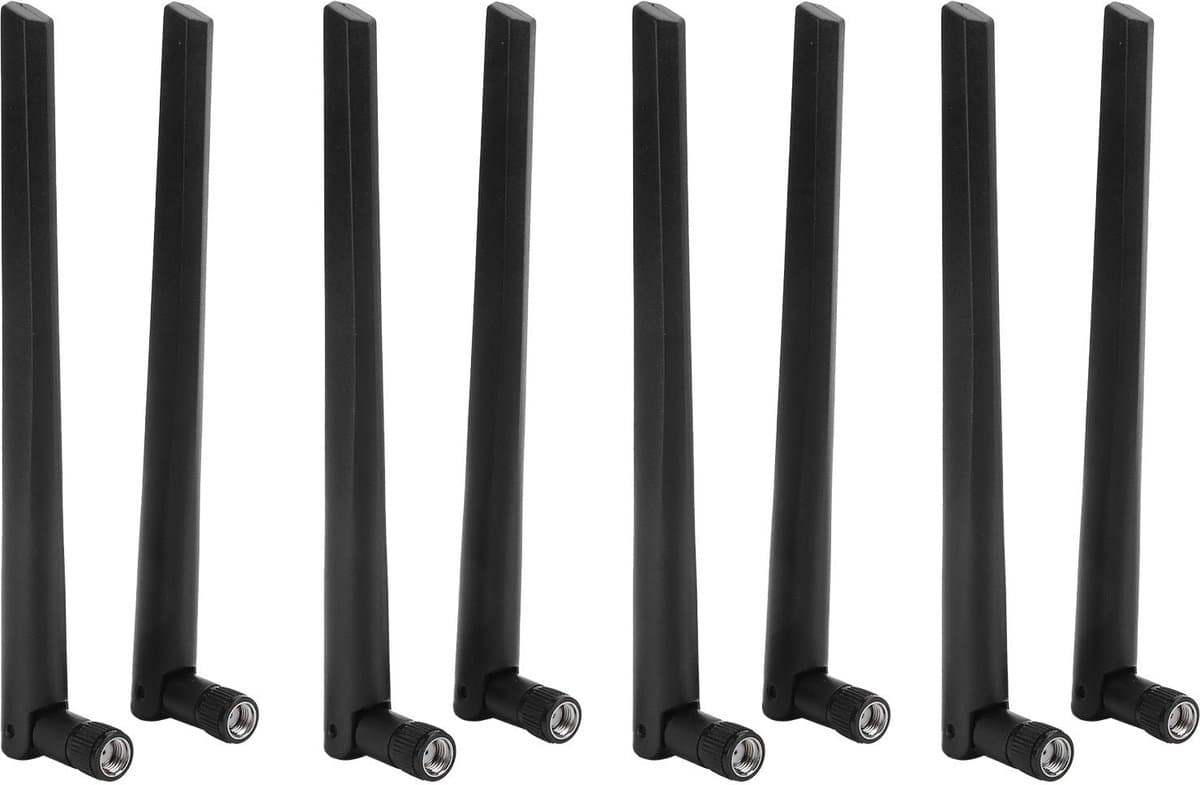 ONF3 - 8-delige dual-band-antenne - Verbeter je wifi-signaal - 5dBi antenne - Geschikt voor RT-AC68U AC66U - Draadloze router