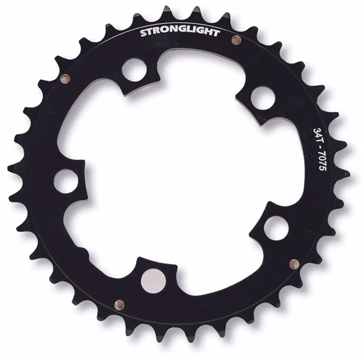 Stronglight Shimano Mtb Alum Inum 94 Bcd Kettingblad Zwart 36t