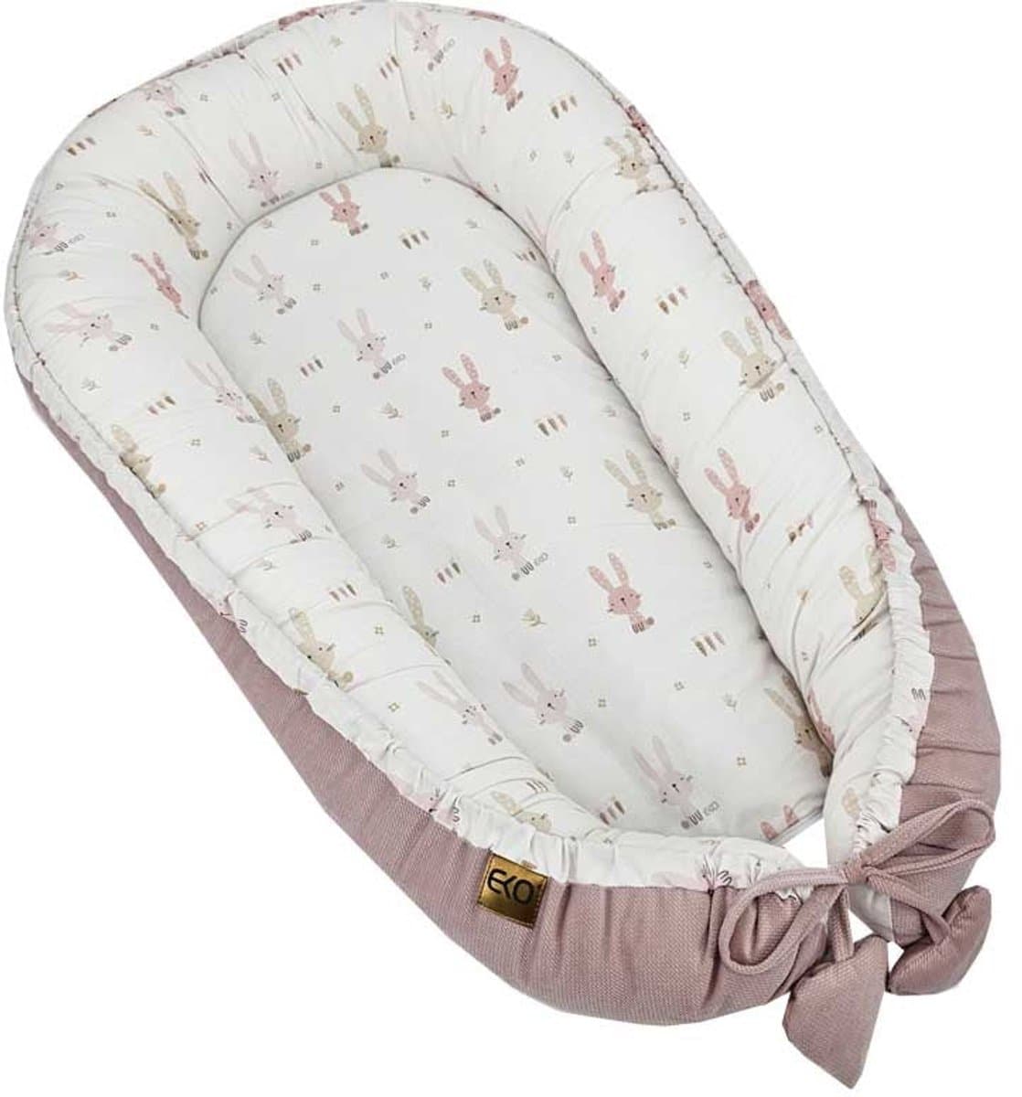 Velvet Baby Cocoon Bunny / Rose Pink