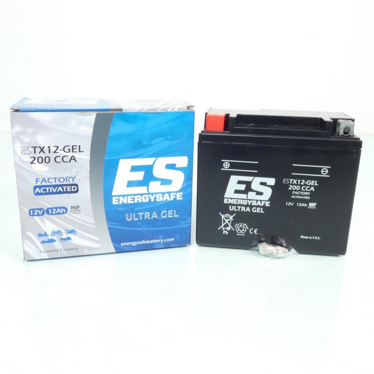 Batterie SLA Energysafe pour Scooter Kymco 300 Downtown Après 2012 YTX12 / 12V 12Ah Neuf