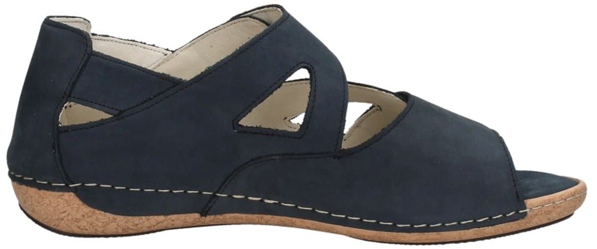 Waldlaufer Heliett Sandalen Plat - blauw - Maat 8