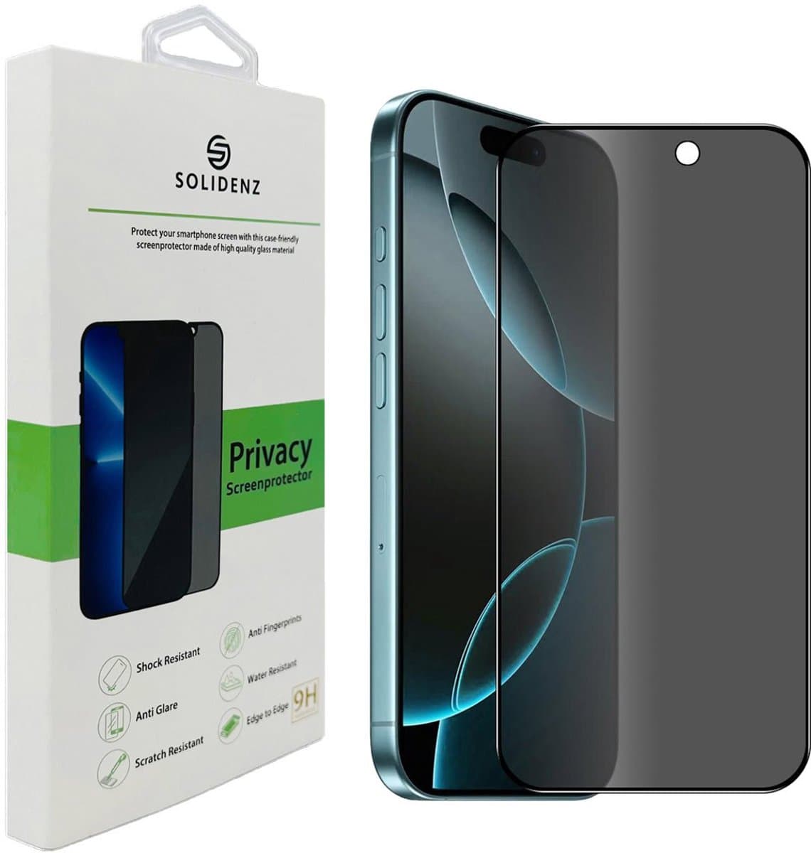 Solidenz Privacy Screenprotector - Geschikt voor Apple iPhone 17 Pro Max