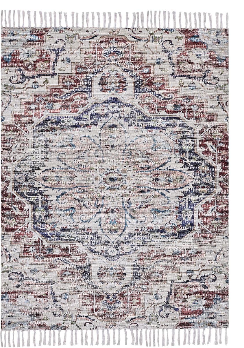 BELIANI KELKIT - Laagpolig vloerkleed - Multicolor - 140 x 200 cm - Polyester