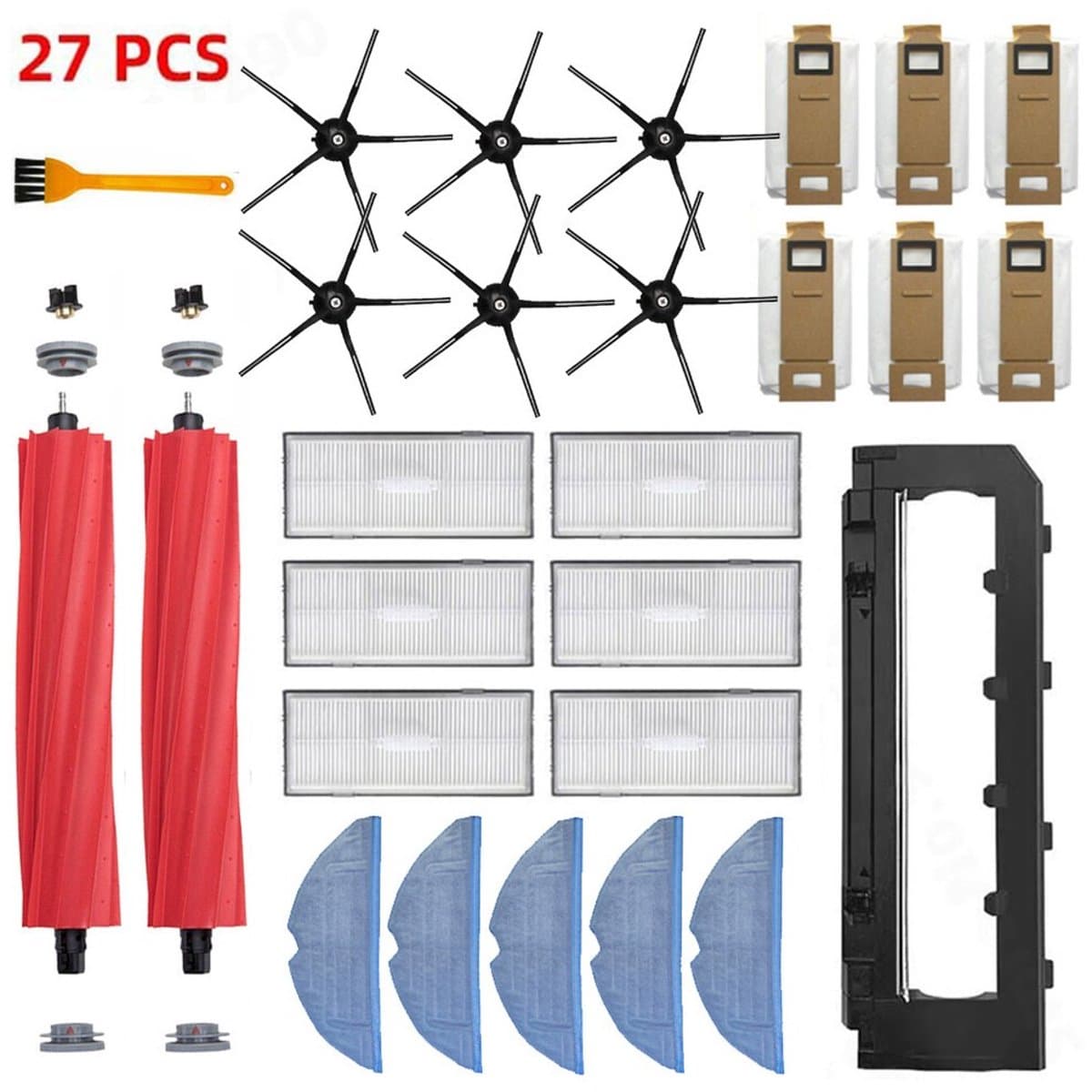 Geschikt voor Roborock S7 S70 S75 T7 T7S T7Plus T7SPlus Stofzuigerborstel HEPA-filter Dweildoek