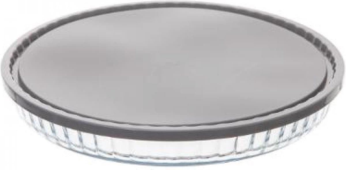 5five Keepeat Glazen Taartvorm met Deksel - 27,5 cm