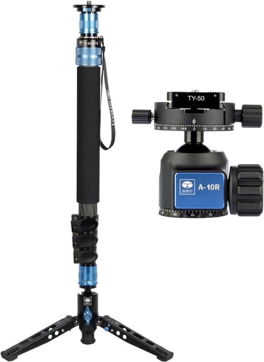 Sirui Monopod P-424FS + VA-10 Videokop