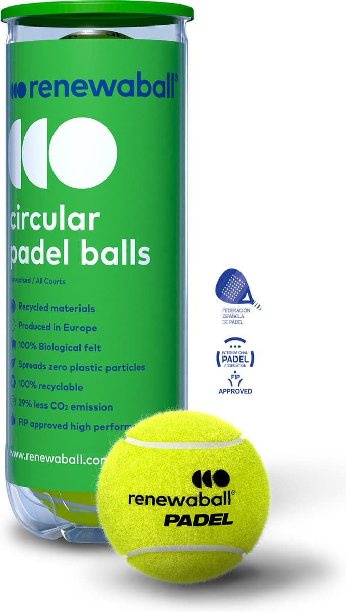 Renewaball 3 padel balls